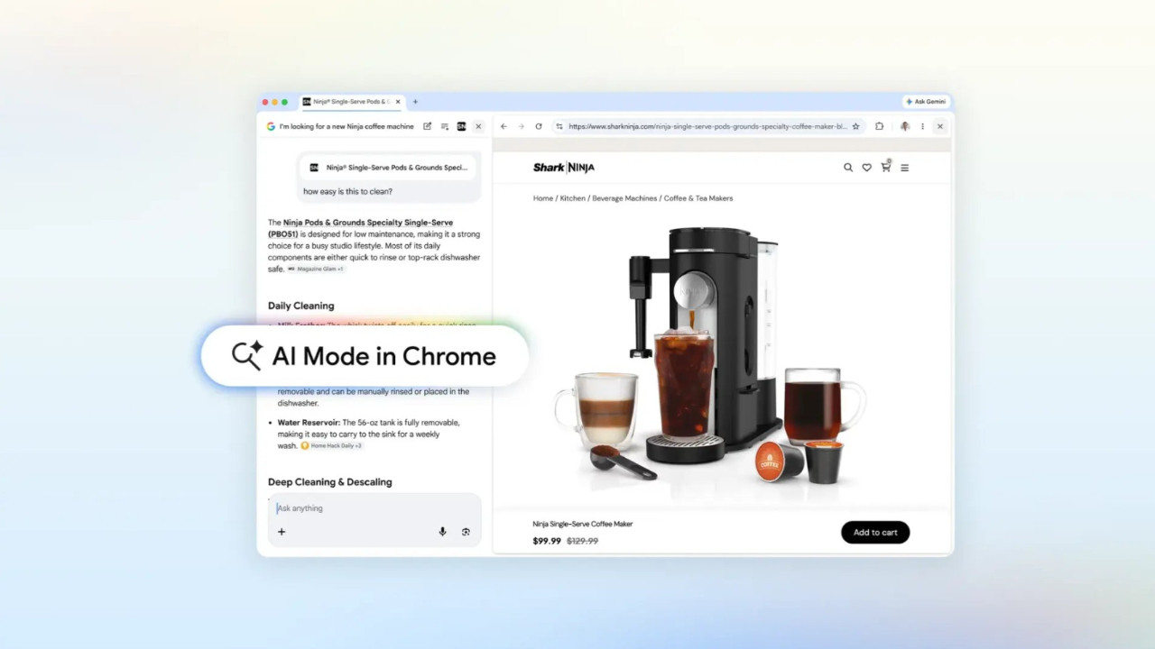 Chrome'dan Devrim: Yapay Zeka ile Ekran İkiye Bölünüyor