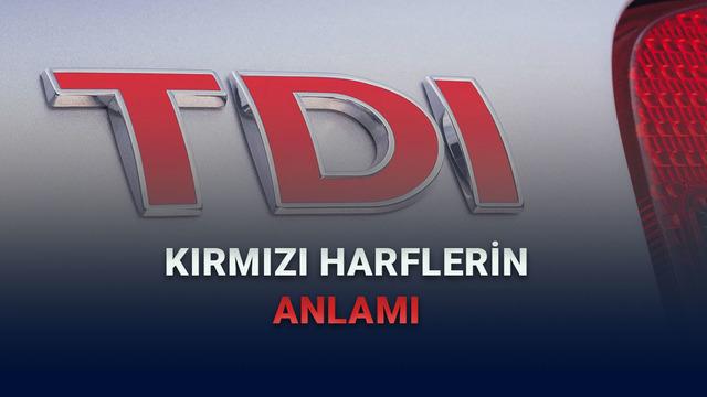 VW TDI Kırmızı Harfler Motor Gücü Sırrını Açıklıyor