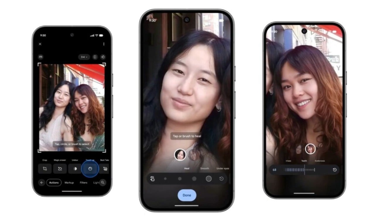 Google Fotoğraflar'a Yapay Zeka Destekli Yüz Düzenleme Özellikleri Geldi