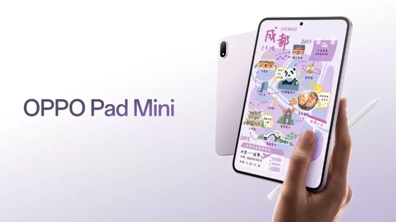 Oppo'dan Yeni Kompakt Tablet: Pad Mini Tanıtıldı