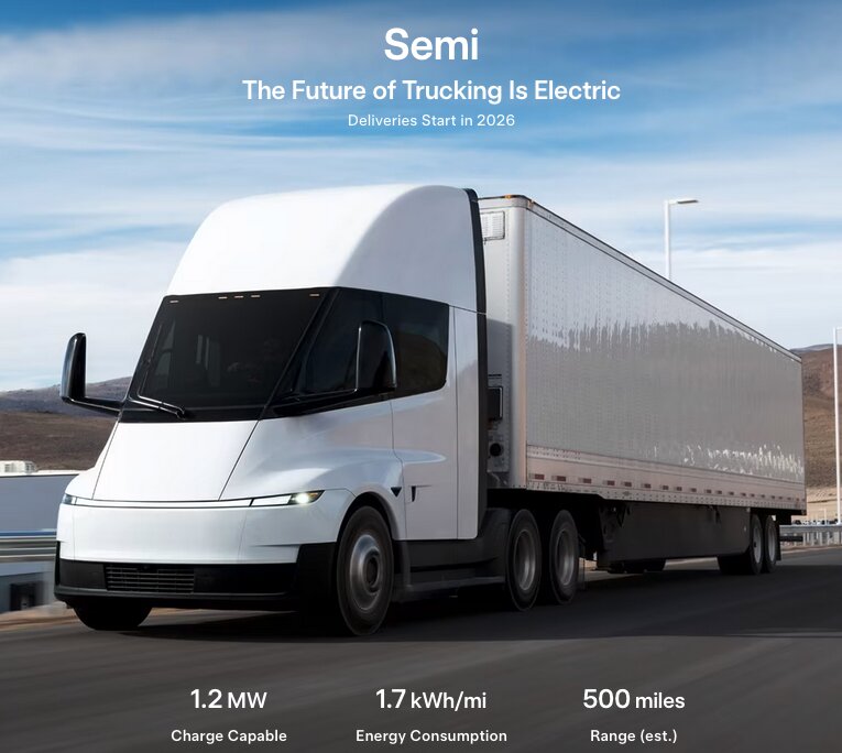 Tesla Semi Kamyonlarda Seri Üretime Başladı